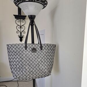 Henri Bendel Black and White Tote Bag